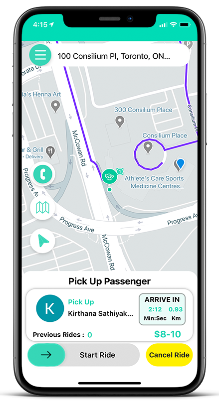 Facedrive Rideshare App